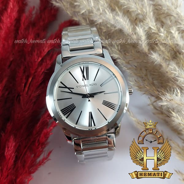 خرید ، قیمت ، مشخصات ساعت مچی زنانه مایکل کورس MK3489 نقره ای هایکپی