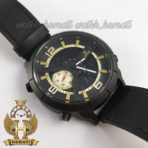 نمایندگی فروش ساعت مردانه داتیس دو زمانه مدل Datis D8465AG مشکی-طلایی