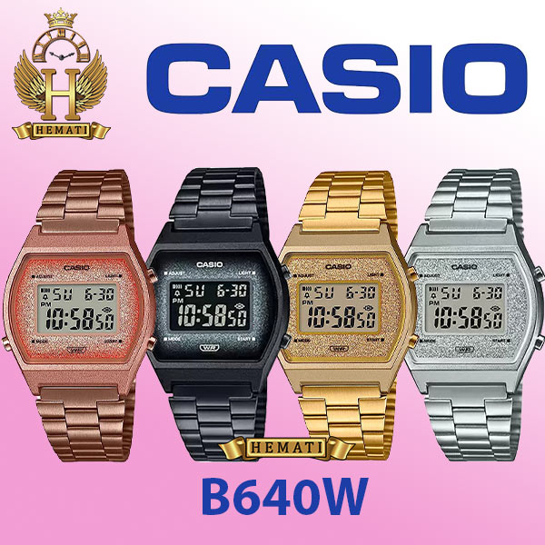 رنگبندی ساعت مچی کاسیو نوستالژی CASIO B640W اورجینال