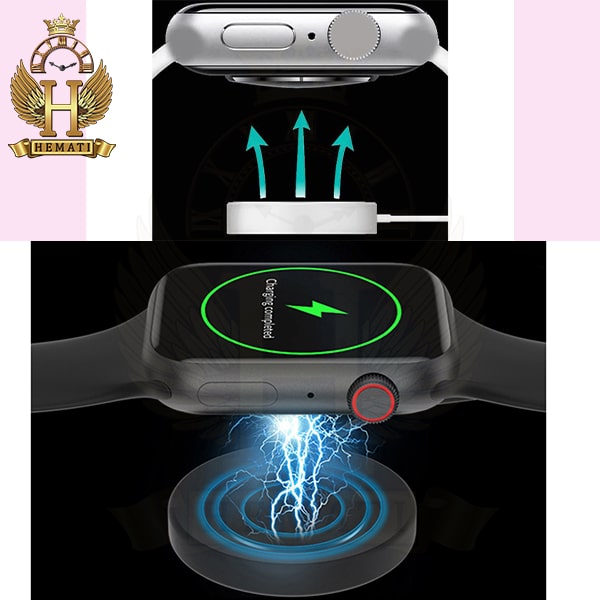 عکس شارژر ساعت هوشمند مدل Smart Watch X7 در رنگبندی مشکی ، صورتی ، نقره ای