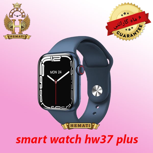 خرید اسان ساعت هوشمند مدل SMART WATCH HW37 PLUS در رنگ سرمه ای