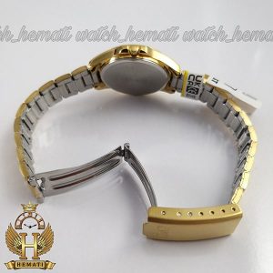 مشخصات ساعت مچی عقربه ای زنانه کیو اند کیو QA07J010Y طلایی
