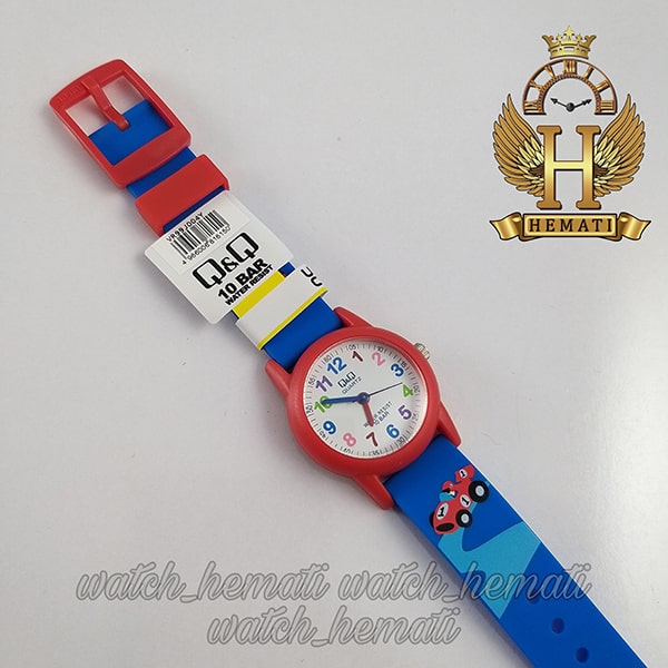 خرید ، قیمت ، مشخصات ساعت مچی بچه گانه کیو اند کیو VR99J004Y آبی قرمز