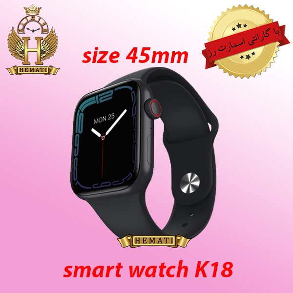خرید ارزان ساعت هوشمند Smart Watch K18 با لوگو