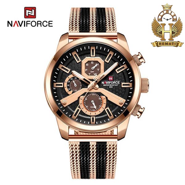 ساعت مچی مردانه نیوی فورس Naviforce NF9211 بند فلز گالری ساعت همتی