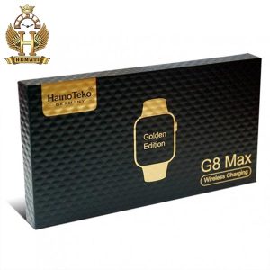 مشخصات ساعت هوشمند مدل SMART WATCH G8 MAX با گارانتی اسمارت رز رنگ طلایی
