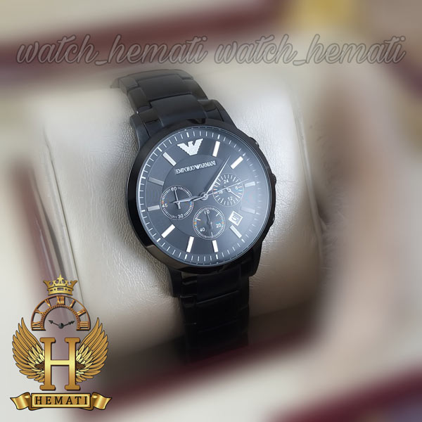 خرید ، قیمت ، مشخصات ساعت مچی مردانه امپریو آرمانی EMPORIO ARMANI AR-2453 111513 تمام مشکی