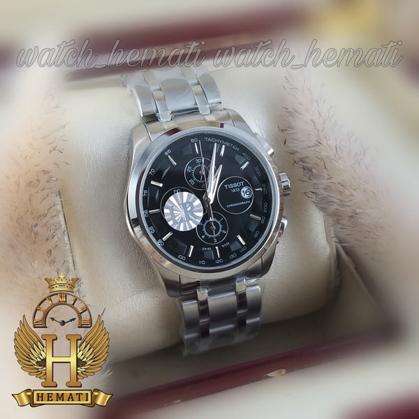 قیمت ساعت مردانه تیسوت بند فلزی مدل TISSOT 035617A TS103 نقره ای با صفحه مشکی