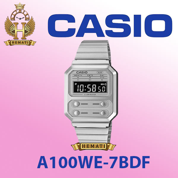 خرید ارزان ساعت مچی مردانه کاسیو مدل CASIO A100WE-7BDF