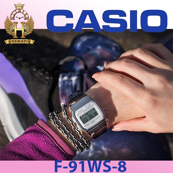 خرید امن ساعت مچی کاسیو نوستالژی CASIO F-91WS-8
