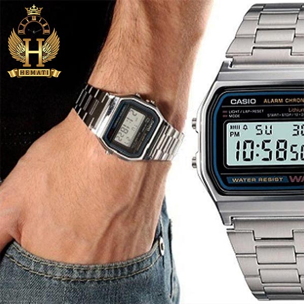 فروش ، قیمت ، مشخصات ساعت مچی کاسیو نوستالژی مدل CASIO A158WA-1D اورجینال