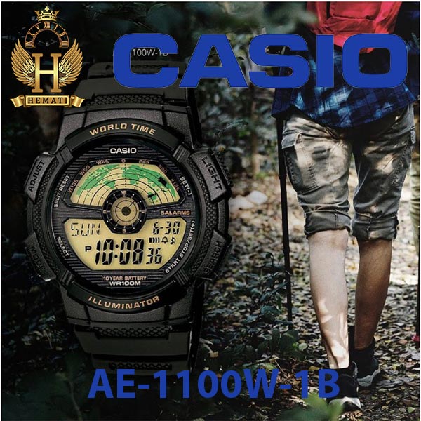 فروش ارزان ساعت مچی مردانه کاسیو مدل CASIO AE-1100W-1B اورجینال