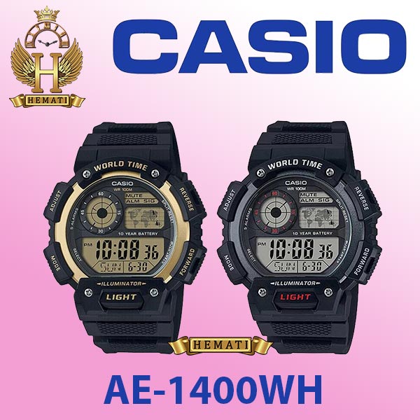 نمایندگی فروش ساعت مچی مردانه کاسیو مدل CASIO AE-1400WD اورجینال