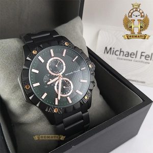 نمایندگی فروش ساعت مچی مردانه مایکل فلینی مدل MICHAEL FELLINI MF-2314G-D (صفحه سبزه تیره) اورجینال
