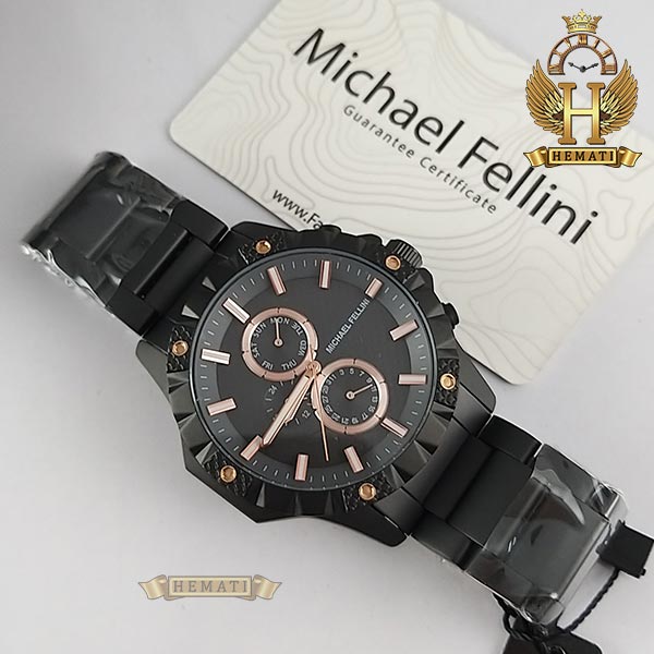 بهترین فروشنده ساعت مچی مردانه مایکل فلینی مدل MICHAEL FELLINI MF-2314G-E اورجینال