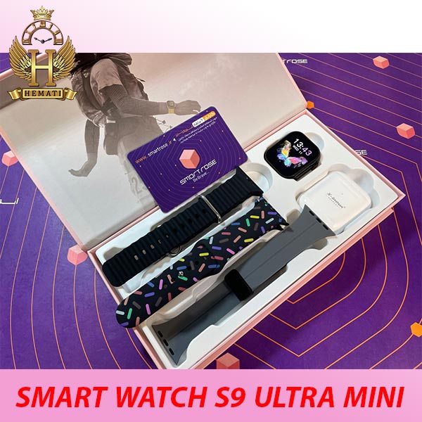 نمایندگی فروش ساعت هوشمند مدل SMART WATCH S9 ULTRA MINI با گارانتی اسمارت رز همراه ایرپد 2