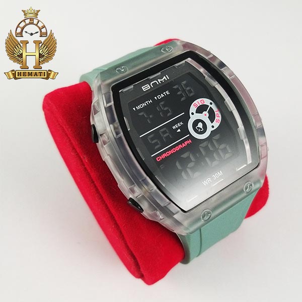 قیمت و مشخصات کامل ساعت مچی مردانه بنمی BNMI 2209G (بند-سبز روشن)